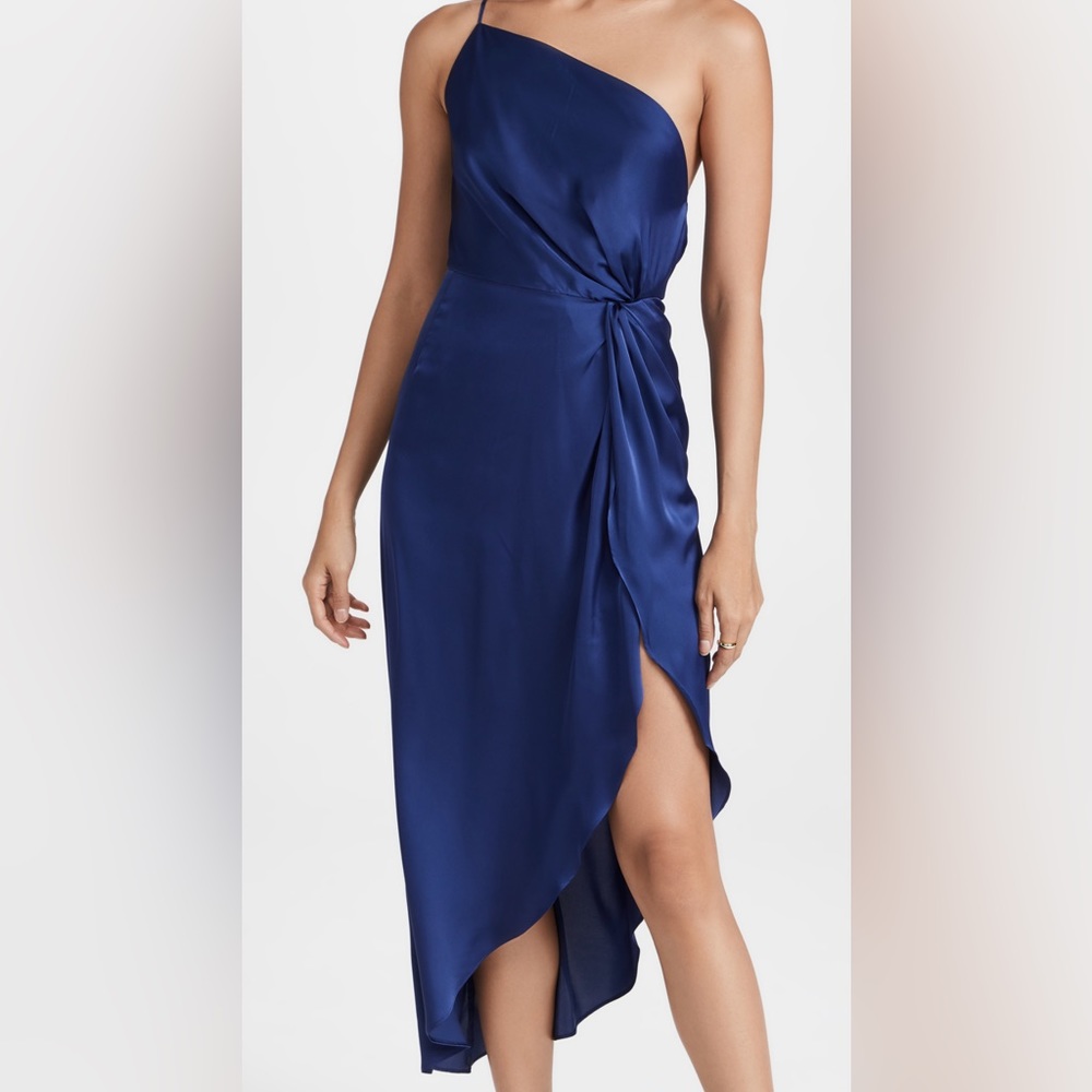 Women’s Blue Silk Dress